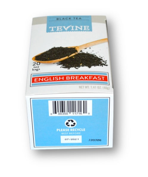 English Breakfast- Case of 120 Tea Bags – TEVIVE