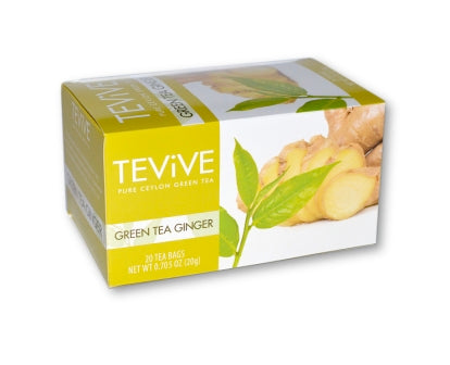 Green Tea Ginger - Case of 6 Boxes – TEVIVE