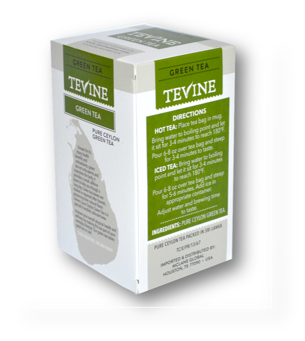 Green Tea - Case of 120 Tea Bags – TEVIVE